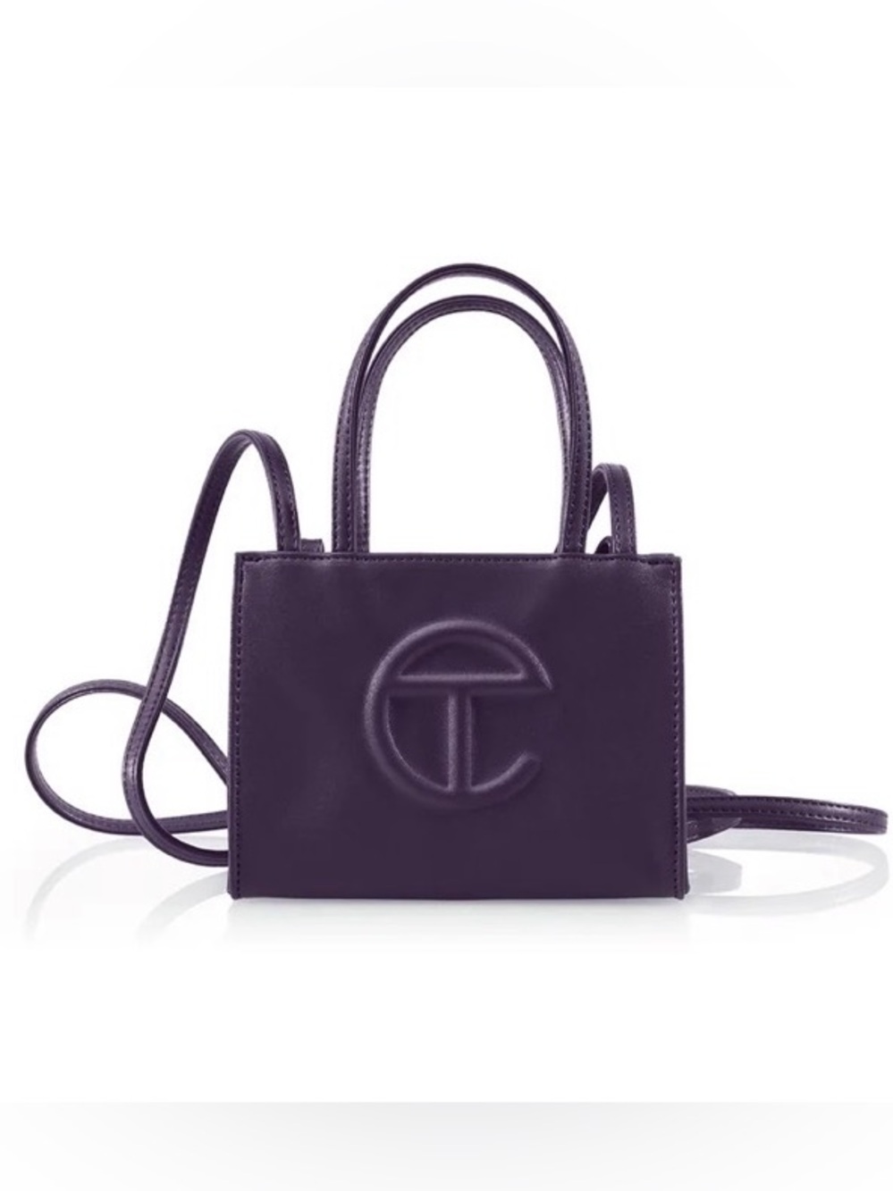 Telfar Small Shopper Bag Eggplant